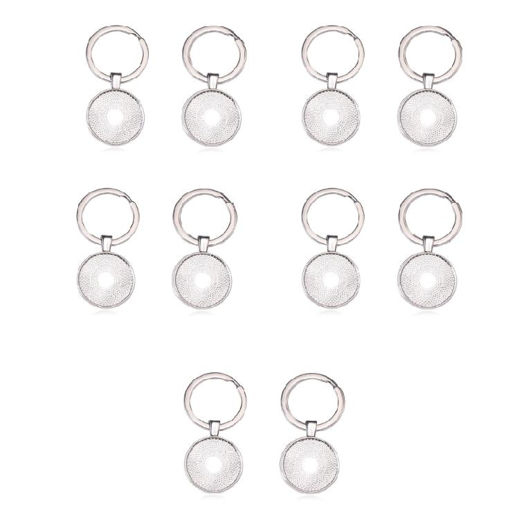 

10Pcs Creative Keychain Accessories Veratile Keyring for DIY Craft Enthusiasts