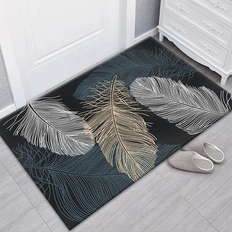 

Ковер Современный и минималистский коврик для двери в гостиную и ванную комнату, коврик для входа 90*120cm