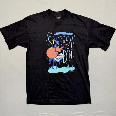 Rare! Steely Dan 1994 Art Black Shirt Unisex Concert S To 5XL DO699 Unisex T-Shirt