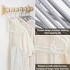 1Pc Portable White Folding Hangers Household Multifunctional Anti-Slip Hanger Practical Gifts For Families Friends