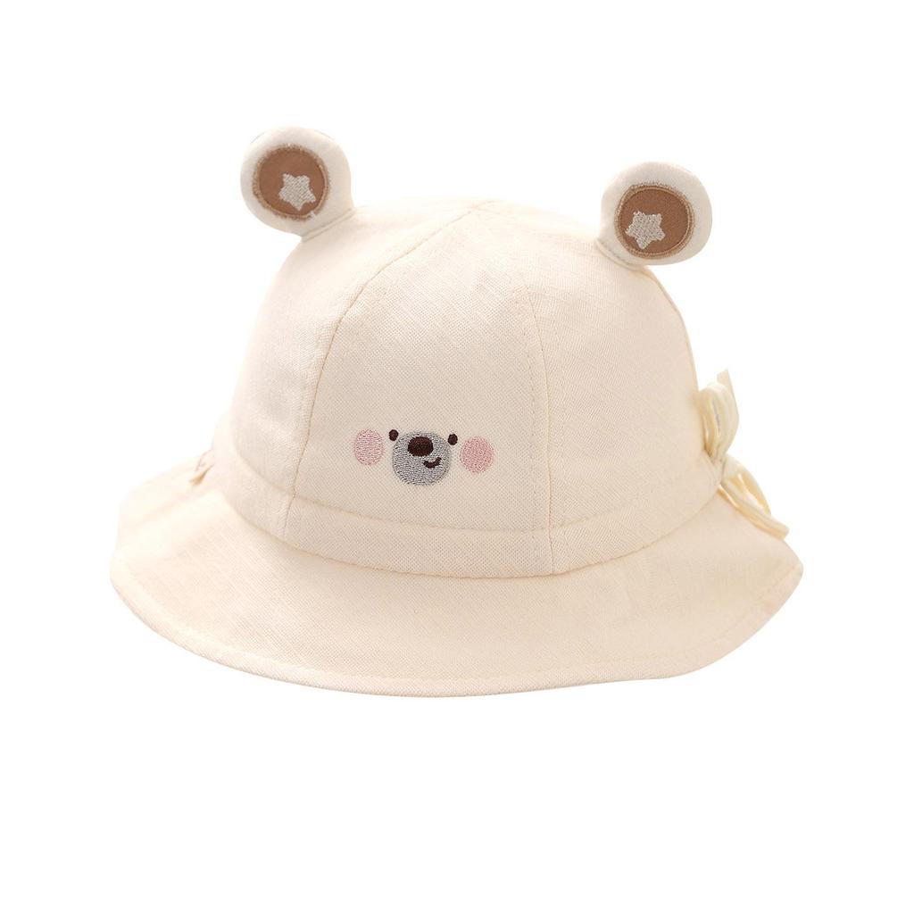 Cute Animal Children's Sun Protection Bucket Hat for Boys and Girls - Adorable Spring Fisherman Hat for Small Children