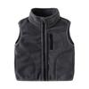 Children's Autumn/Winter Fleece Stand-Up Collar Vest - Unisex Sleeveless Jacket