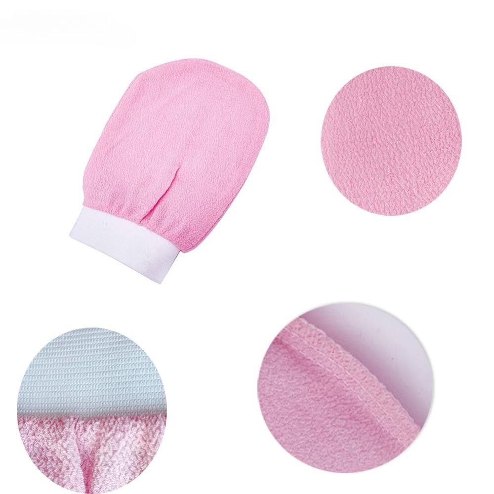 1-Pack Double-Sided Exfoliating Gloves | Magic Exfoliating Gloves | Amazing Home-Use Back Scrubber, Exfoliating, and Tanning Gloves