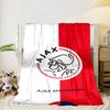 Design Emblema AFC Ajax Coperta Portatile/Coperta Morbida Coperta per Letto Adatta per Viaggi Campeggio Soggiorni Uffici Divani Regali per Fan