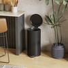 Pedal Kitchen Bin, 30 L, Metal, Soft-Close Lid, Removable Bucket, Black