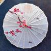 84cm Vintage Chinese Umbrella Silk Cloth Japan Cherry Blossoms Umbrella Home Hotel Ceiling Decor Anime Festival Umbrella Props