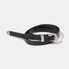 Western Cowhide Leather Belt (T002_black)