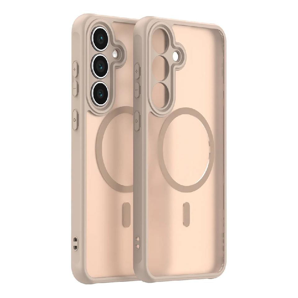Magnetic Phone Case For Samsung Galaxy S25 Fe,Matte Shockproof Hybrid Phone Cover For Samsung Galaxy S25 Fe
