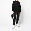 Off-White Arrow On Canvas Skate Crewneck Black/Multicolor Men Tops OMBA054F21FLE0091084