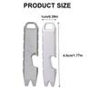 Metal Crowbars Multi Tool Bottle Opener Screwdriver Gear Multifunction Keychain Wrench Camping Survival Bottle Opener