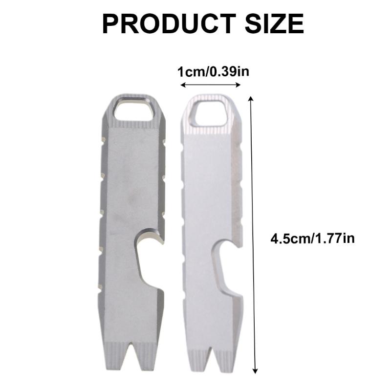 Metal Crowbars Multi Tool Bottle Opener Screwdriver Gear Multifunction Keychain Wrench Camping Survival Bottle Opener