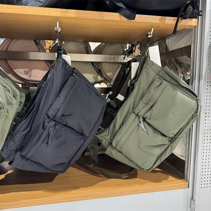Top Quality Thickened Casual Messenger Bag, Single Shoulder Bag Large Capacity Laptop Bag, Multi Pocket Sports Bag For Men Women