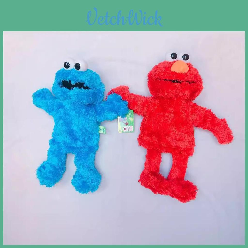 Fantoche de Mão de Pelúcia Elmo da Vila Sésamo Com Função de Gravação Para Aprendizado e Brincadeira de Crianças