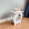 End Table Side Table Nightstand Modern End Table with Storage Shelf for Living Room Bedroom