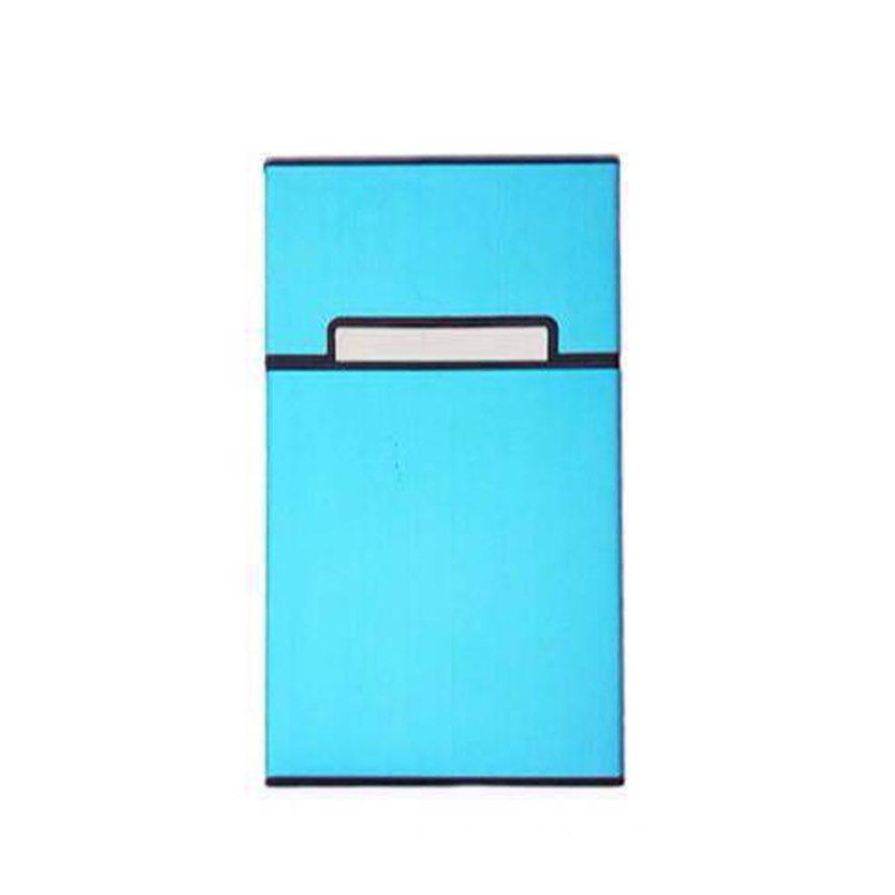 Cigarette Case Storage Boxes Long Aluminum Alloy Cigarette Holder Portable Cigarette Organization Box for Outdoor Travel