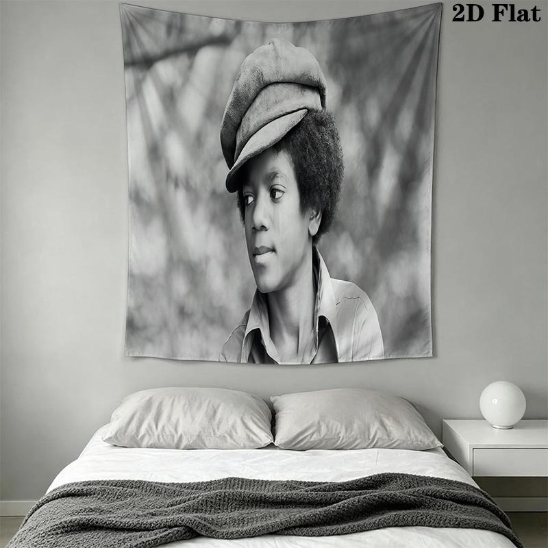 Michael Jackson Pop Art Icon Tapestry Fashion Print Background Cloth Background Wall Hanging Cloth Soft Homestay Soft Decoration Tapestry