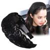 Elegant Flower Wide Side Wash Face Hollow Women Hair Hoop Headband Korean Head Wrap Lace Hairbands