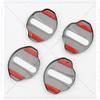 4PCS Car Door Lock Cover Stainless Steel Protection Accessories For BMW 7 Series M4 I4 I5 i5M I7 iX iX1 Z4