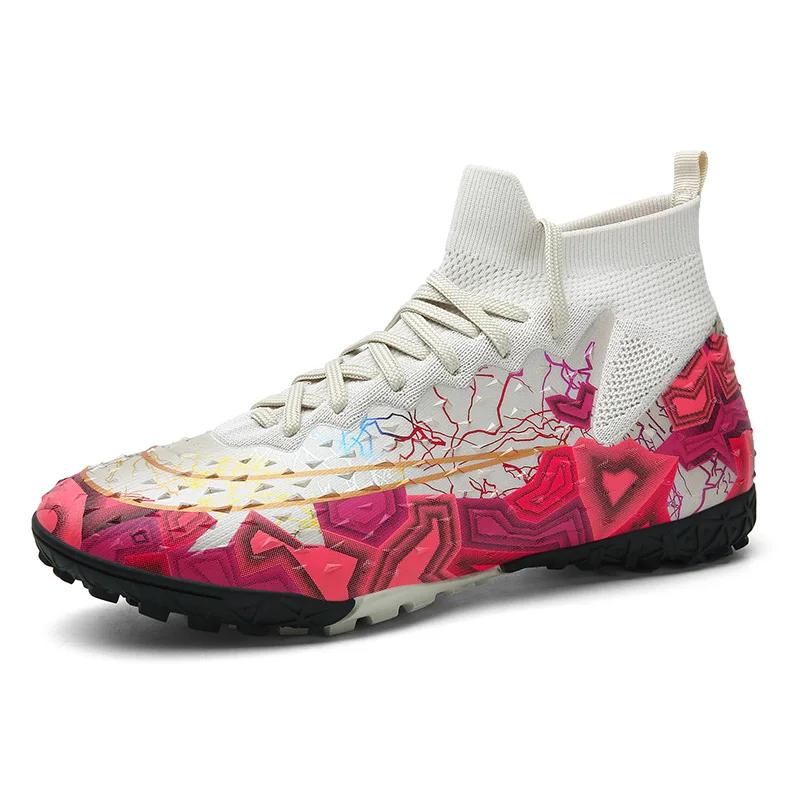 Fashion Men Football Boots Futsal Professional Original Society Football Boot TF/FG Artificial Grass Soccer Shoes for Men and Women