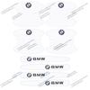 4/8Pcs Car Door Handle Bowl Protector Film For BMW M Performance E36 E46 E39 E60 E87 1 2 5 Series Anti-Scratch PVC Accessories FP7