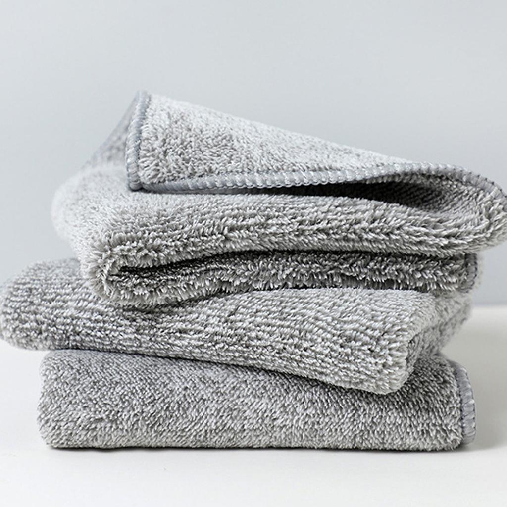 Cleaning Cloth Bamboo Fiber Quick Dry Towel Super Absorbent Cloth 30x30cm for Home Kitchen