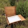 Holzölmalerei-Kasten, verstellbar zum Tragen, tragbare Kunst, Outdoor-Skizzieren, Ölmalerei, Aquarell, Schüler-Malbox, Kunst