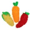 Dogs Realistic Vegetable Squeaky Toy for Aggressive Chewer Plush Teether Toy for Training Cleaning Interactively Toy