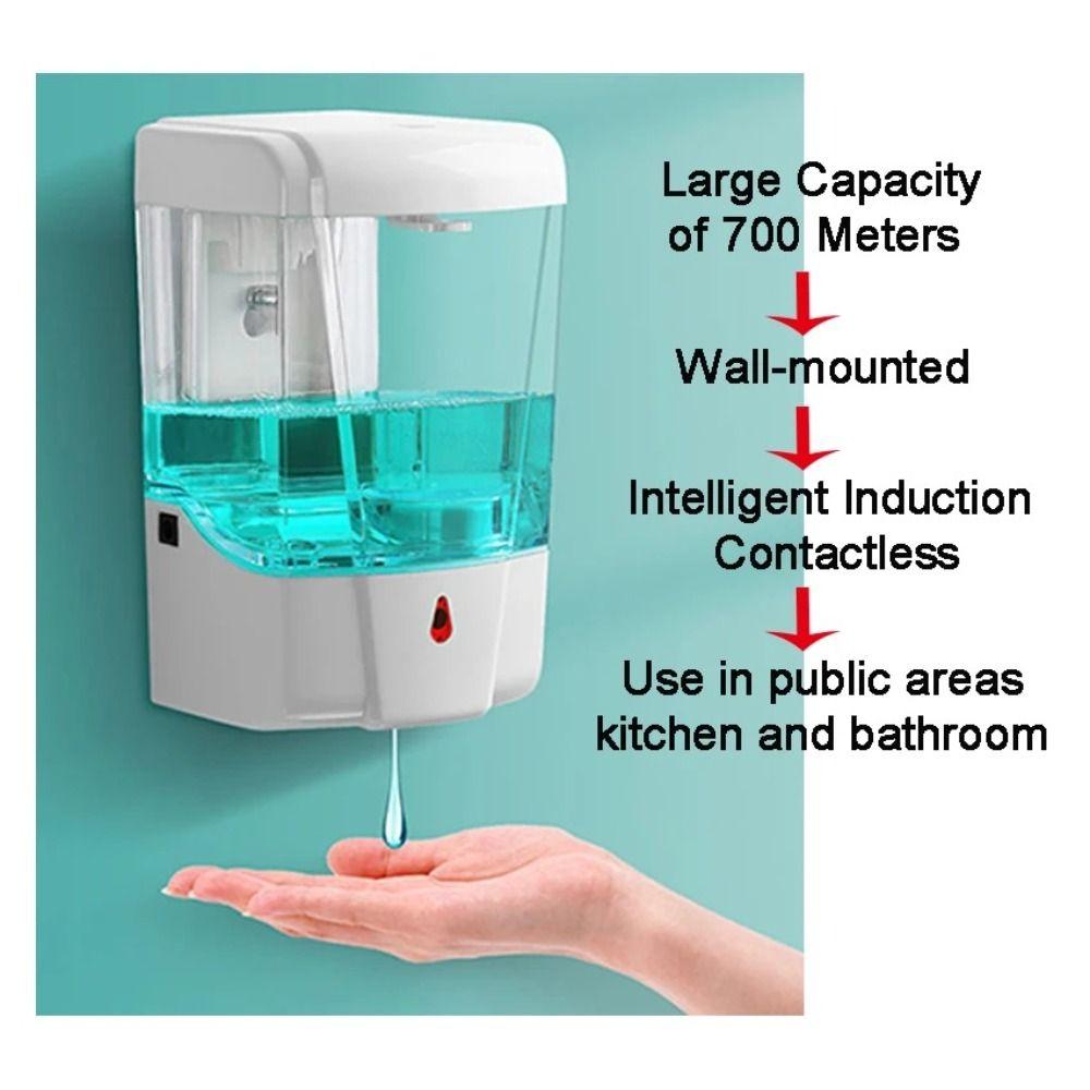 Touchless Hand Soap Dispenser 700ML Induction Hand Sanitizer Machine  Bathroom