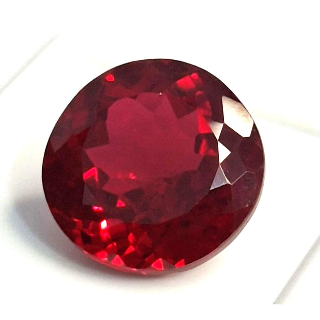 Natural Red Ruby Mozambique 14-16 Ct Round Cut Certified Fabulous Gemstone