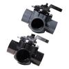 Three Port Valve for Pentair Plumbing Networks Featuring Standardized 2 Inch ID and 2-1/2 Inch OD Interface Sizes