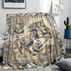 Einhorn Tierprint Flanelldecke, Hohe Qualität, Bequem für alle Jahreszeiten, Heimdekoration, Wärme und Komfort, Perfekt für Weihnachtsgeschenke140