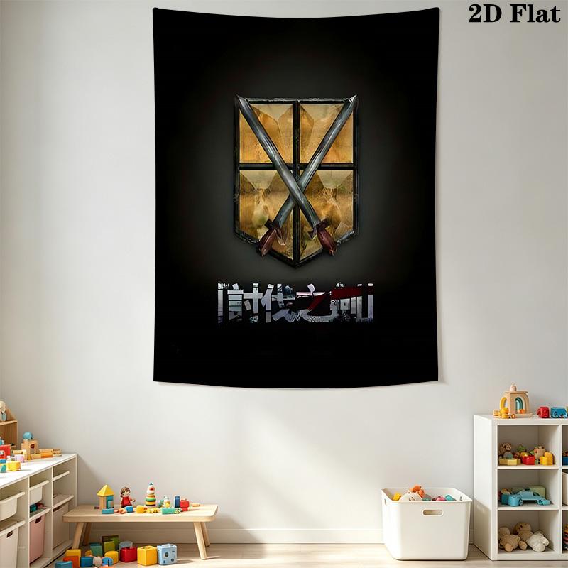 Attack Titan Wall Tapestry Tapestry Fashion Print Wallmounted Wall Decoration Work Of Art Wall Covering Decoration