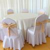 Christmas Chair Cover Bow New Sashes Elastic Bow Tie Chair Back Stretch Band Ribbons for Wedding Party Banquet Event Decoration