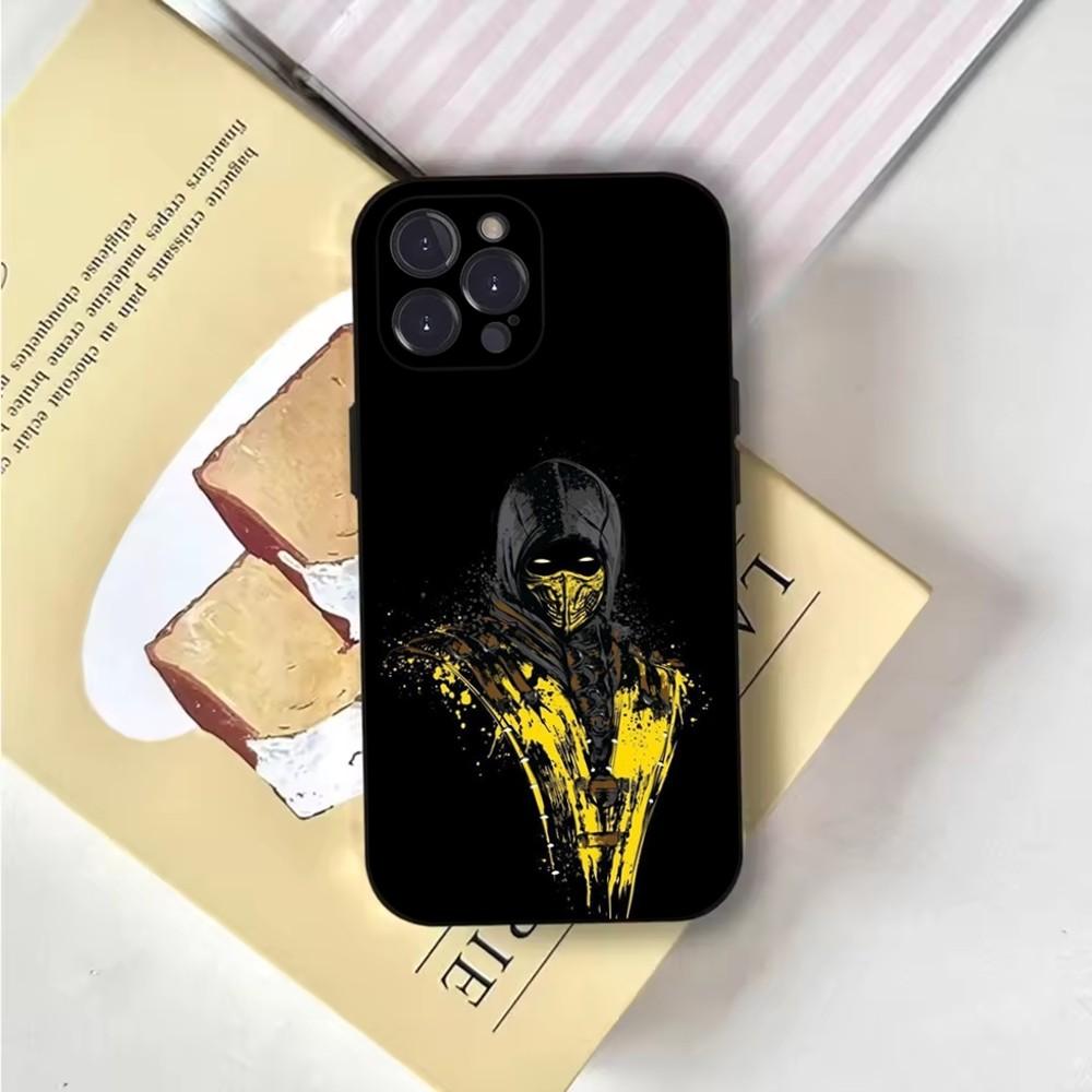 Mortal Kombat  Phone Case For iPhone 16,15,14,13,12,11,Pro,X,XS,Max,XR,Plus,Mini Soft Black Cover