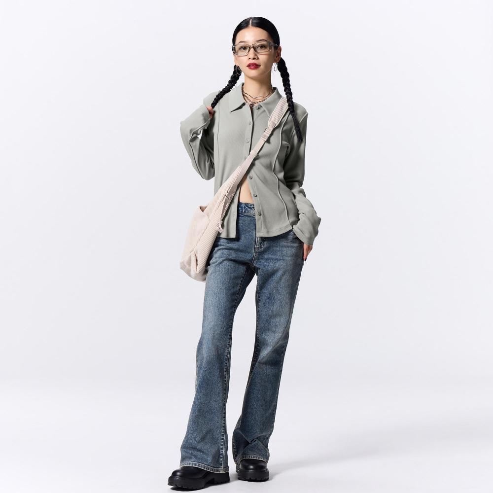 

Джинсы Gu By Uniqlo Slim Flare Ntq 61 BLUE/S