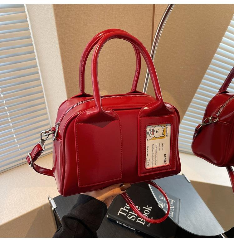 Premium Bowling Hand Bag Women's 2025 New Popular Casual Shoulder Bag Crossbody Pillow Bag