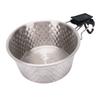 Camping Bowl with Handle 304 Stainless Steel Portable Outdoor Rice Bowl Camping Tableware for RV