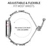 Metal Band for Apple Watch Series 11 10 42mm/9 8 7 41mm/SE3 SE2 SE 6 5 4 40mm/3 2 1 38mm Heart Clover Decor Watch Strap