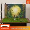 Toile de fond photo Forêt Verte 3D - Accessoires de Paysage Naturel pour Photographie & Diffusion en Direct