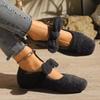 Fashion Ladies Shoes 2025 Fashion Slip on Women's Flats Plus Size Daily Flats Women Bow Tie Square Toe Soft Bottom Shallow Shoes Women