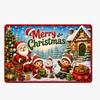 Minimalist Xmas Pine Design Washable Floor Mat Decorative Door Rug Perfect For Indoor Outdoor Entryway Welcome Accent