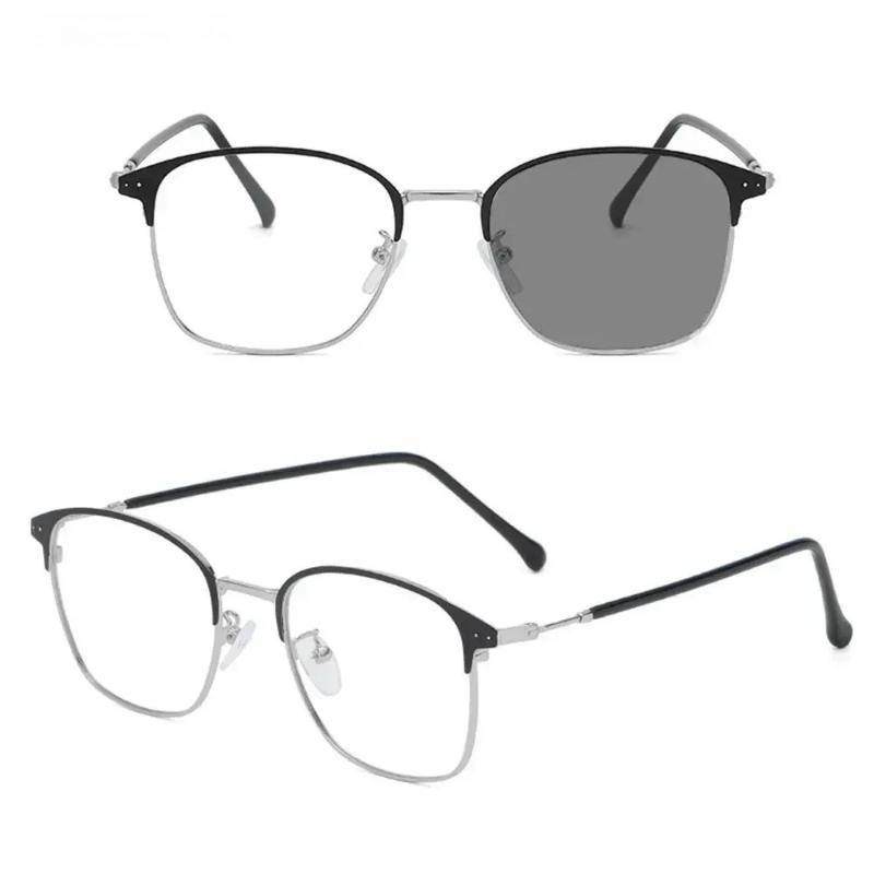 Photochromic Polarized Sunglasses Classic Anti Blue Light Blocking Sun Glasses for Men and Women Change Color Driving Eyewear