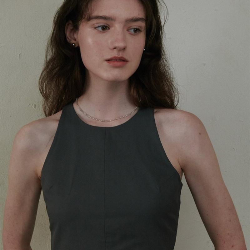 Verte Mini Corde Necklace   Un.silver.150