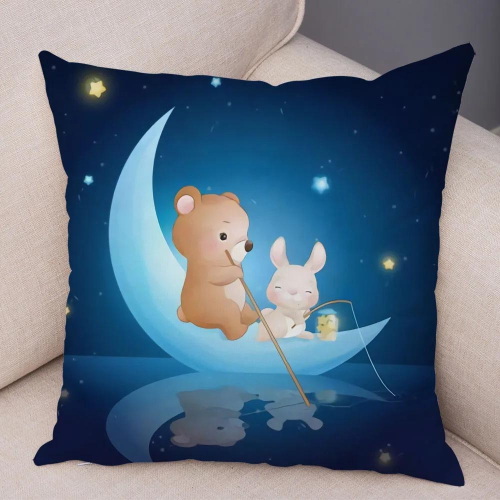 Cartoon Animal Lion Decorative Pillowcase Office Living Room Car Ornaments Home Pillowcase