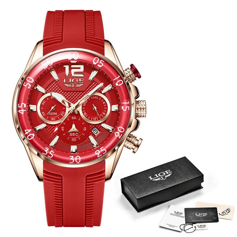Fashion Men Watches Sport Quartz Watch Man Brand Luxury Wristwatches Chronograph Waterproof Casual Clock Montre Homme