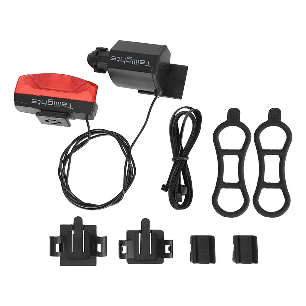 Luce Posteriore per Bicicletta Induzione Magnetica Autogenerante Elettricità Luce Posteriore per Mountain Bike Ciclismo