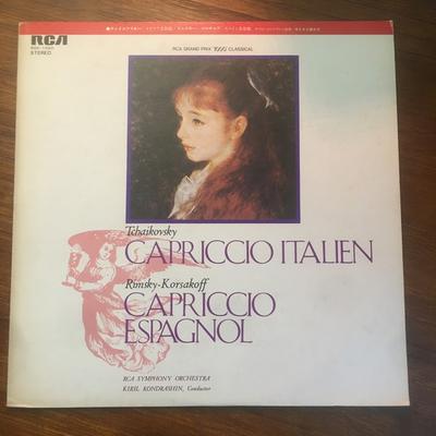 LP Record KIRIL KONDRASHIN RCA SYMPHONY ORCH Tchaikovsky Capriccio Italien Ri RGC1020 RCA 1972 Japan Obi Classical Used