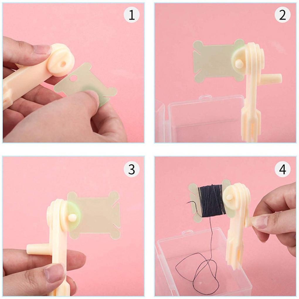 Winding Board Floss Bobbins Cord Spool Wire Winder Multipurpose Simply Used Stitch Embroidery DIY Prop Storage