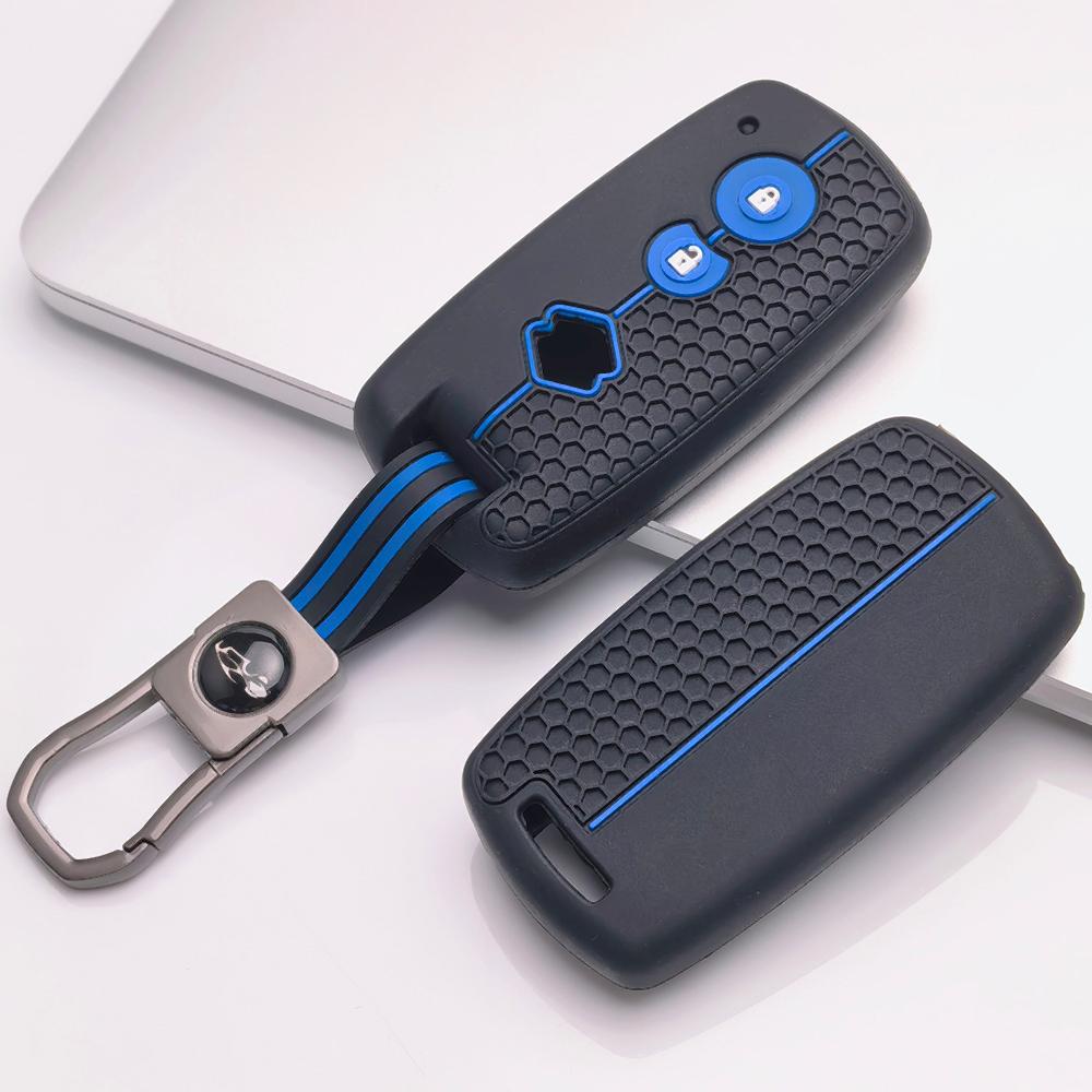 Key Case Cover for Suzuki Swift SX4 Grand Vitara Jimny Wagon Alto Splash with Keychain Anti-Scratch Guard Shockproof Protection Soft Grip Texture