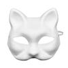 Blank Pulp Paper Half-Face Full-Face Masks for Halloween Children's DIY Hand-Painted Horse-Shaped Ladle Cartoon Style Made China